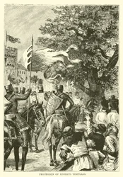 Procession of Knights Templars