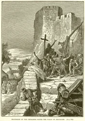 Procession of the Crusaders Round the Walls of Jerusalem