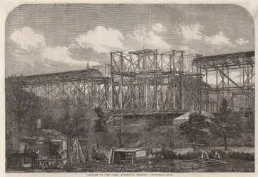 Progress of the Great International Exhibition building