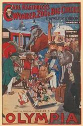 Promotional poster for Carl Hagenbeck