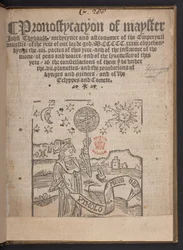 Pronostication of Master John Thybault