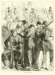 Prussian uniforms, August 1870