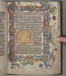 Psalter with Sarum Use Calendar, Fol 82 Recto, c.1425-75