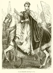 Queen Elizabeth Entering London