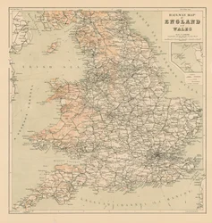 Railway Map of England and Wales