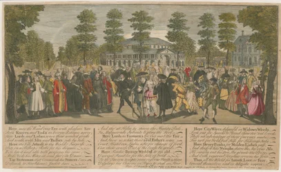 Ranelagh Gardens. Masquerade for the Venetian Ambassador, 1749