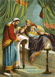 Reading the Book of the Records to King Ahasuerus