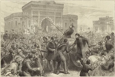 Reception of Osman Pasha at the Seraskerate