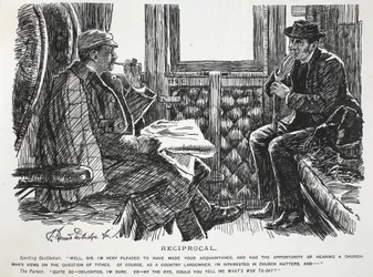 Reciprocal, Illustration from Punch