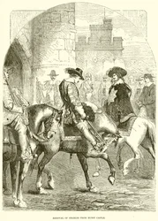 Removal of Charles from Hurst Castle