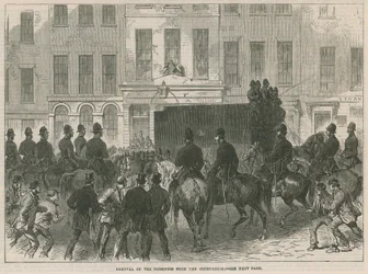 Removal of the Fenian Prisoners from the Courthouse at Bow Street