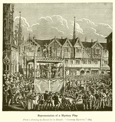 Representation of a Mystery Play