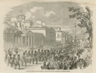 Return of troops from the Crimea