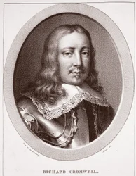 Richard Cromwell, engraved by de Langlume