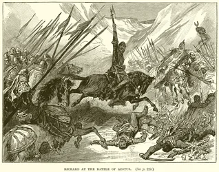 Richard at the Battle of Azotus