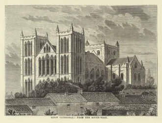 Ripon Cathedral, from the South-West