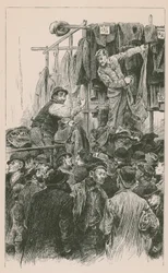 Rival dealers in Petticoat Lane