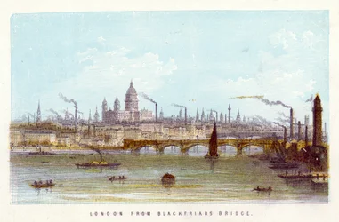 River Thames: London from Blackfriars Bridge