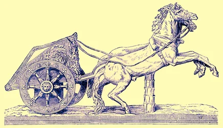 Roman Racing Chariot (illustration from Cassell