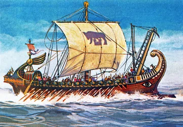 Roman warship