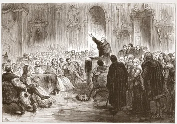 Roussel Preaching in the Louvre