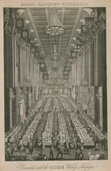 Royal banquet, Guildhall, London