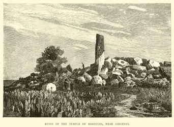 Ruins of the Temple of Hercules, Near Girgenti