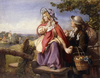 Rustic Lovers Crossing a Style