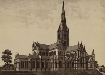 Salisbury Cathedral, from the North East