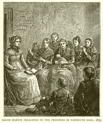 Sarah Martin Preaching to the Prisoners in Yarmouth Gaol, 1835