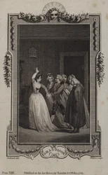 Scene from The History of Sir Charles Grandison, by Samuel Richardson