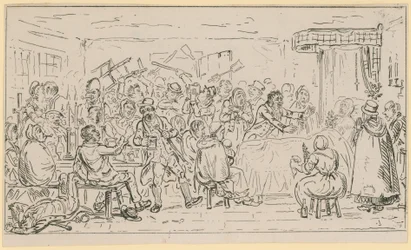 Scene of London life