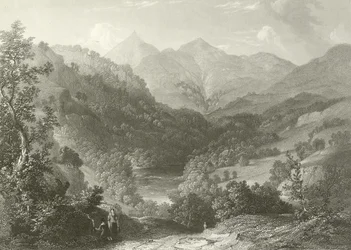 Scene on the Tummel, near Benurackie