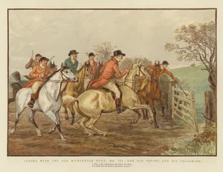 Scenes with the Old Mickledale Hunt