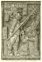 Sculptures of the Aztecs - Lintel at Lorillard