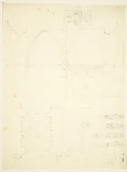 Series of Sketches of Abbey Gatehouse and Bristol Cathedral