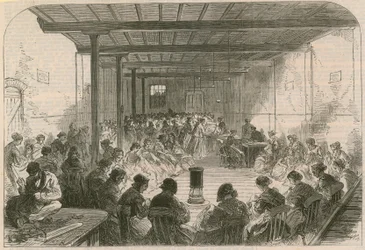 Sewing Class in Berner Street, Commercial Road East