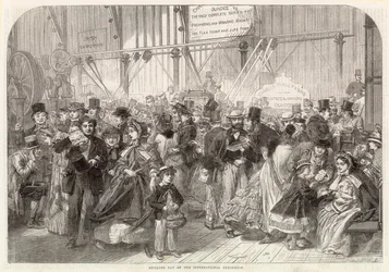 Shilling Day at the International Exhibition 1862