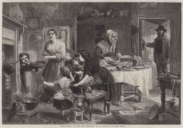 Shrovetide, tossing the Pancake