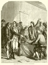 Signing the Declaration of American Independence