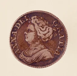 Silver English Groschen, Reign of Queen Anne Stuart (1712)