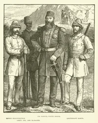 Sir Samuel White Baker, Edwin Higginbottom, Lieutenant Baker, Lieut Col Abd El-Kader