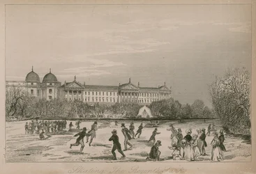 Skating at Regents Park, London