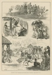 Sketches at the Championship Lawn Tennis Match