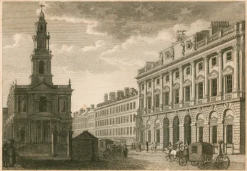 Somerset House and St Mary-le-Strand, The Strand, London