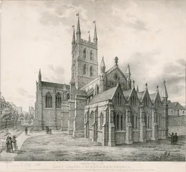 South East View of the Lady Chapel, St Saviour
