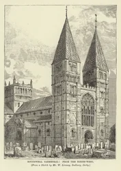 Southwell Cathedral, from the North West