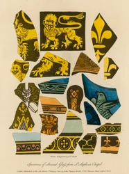 Specimens of Stained Glass from St Stephens Chapel