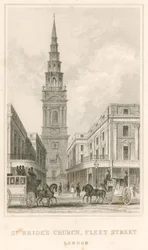 St Brides Church, Fleet Street, London
