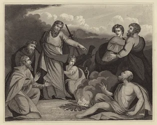 St Paul Shakes the Viper from His Hand